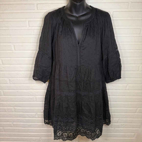 Velvet By Graham & Spencer Dorothy Lace Boho Cotton Dress, Women’s Size Small - Picture 2 of 13